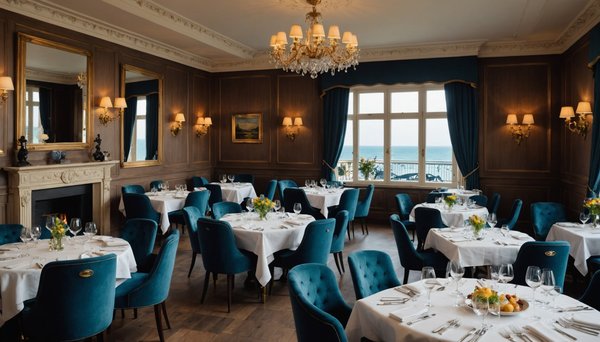 Restaurant cabourg : saveurs iodées et moments d'exception